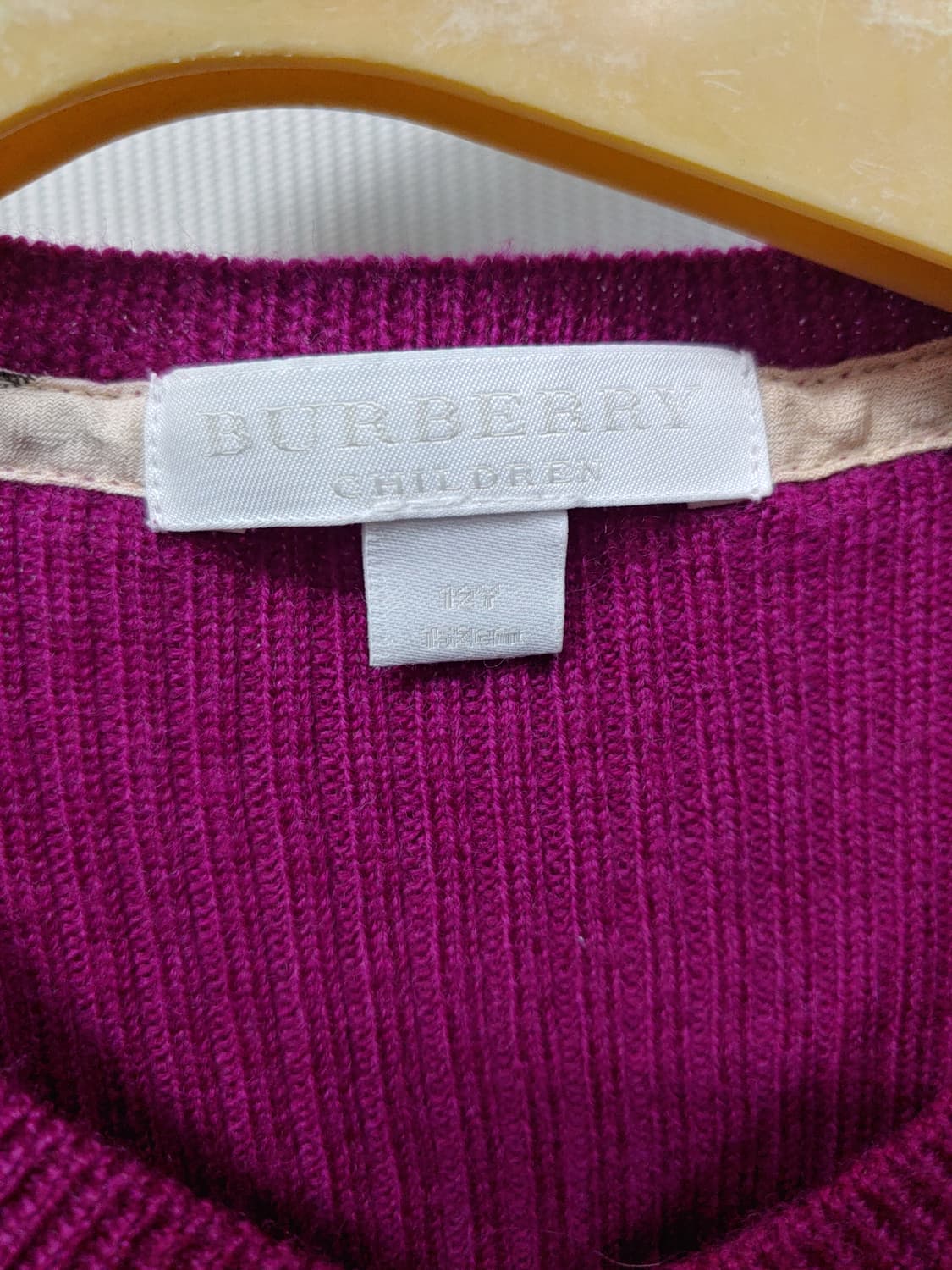 버버리 칠드런 니트 가디건 스웨터 12y 상품이미지3