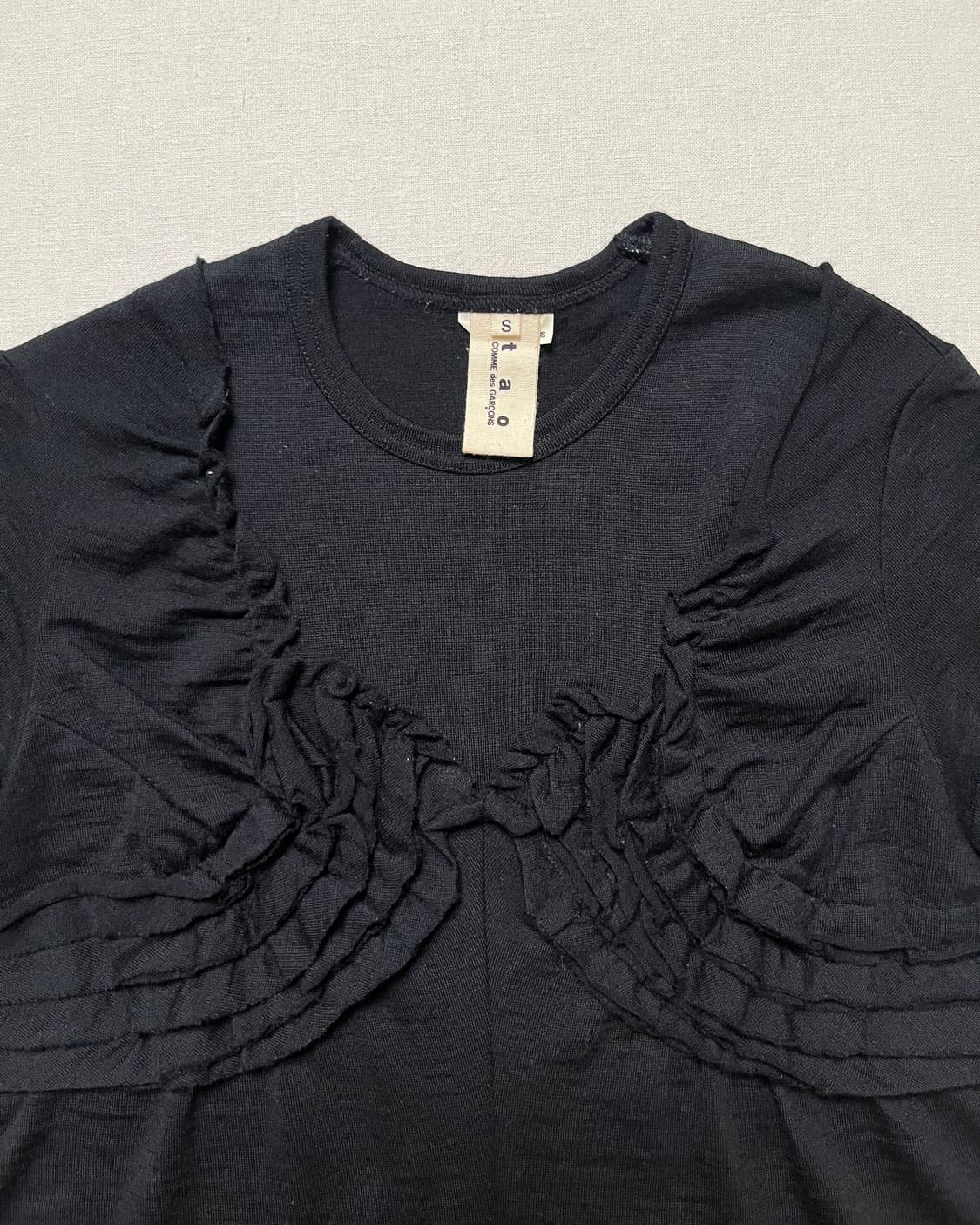 Tao 꼼데가르송 러플 울 티셔츠 Comme des garcons 상품이미지8