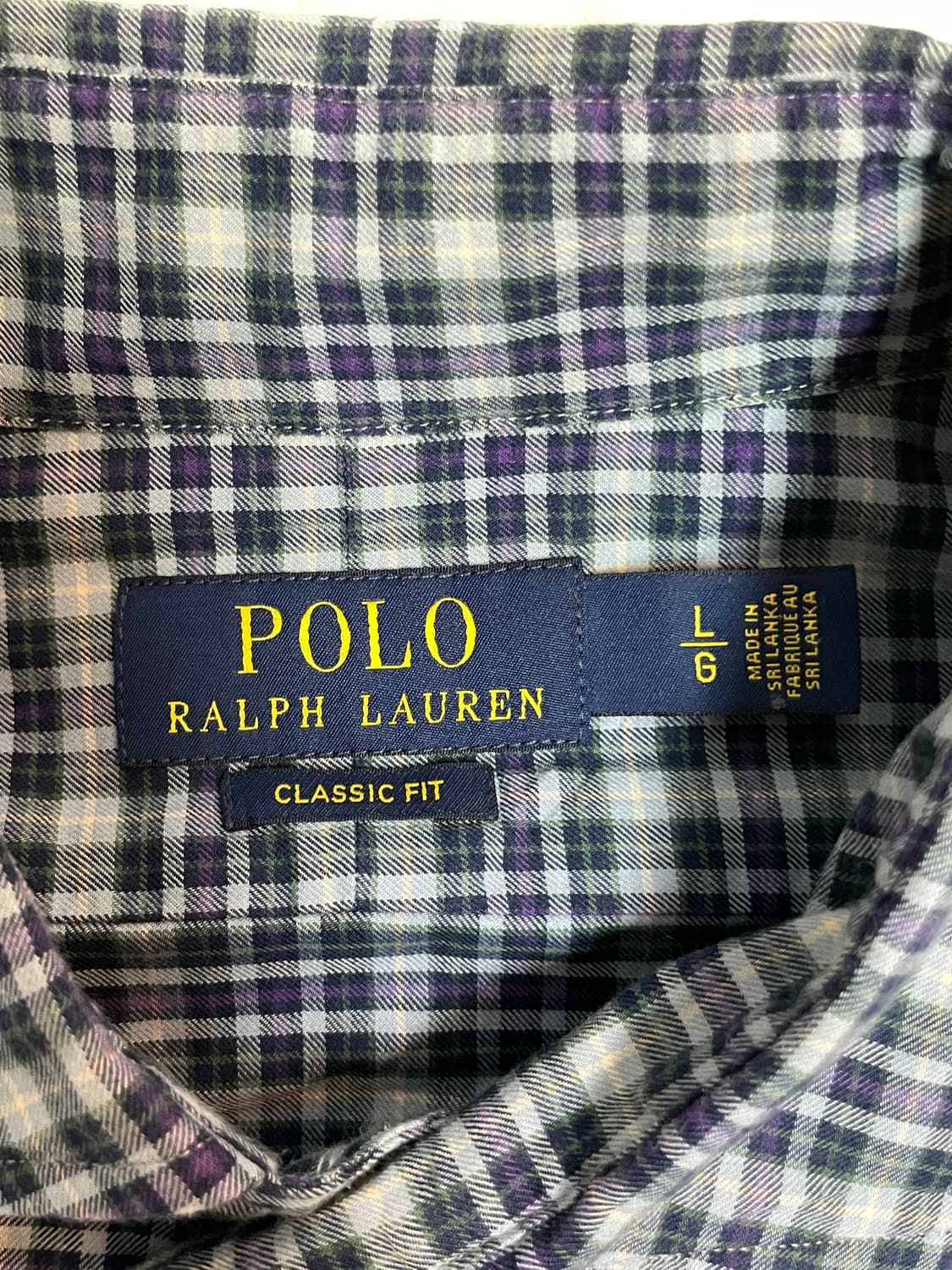 폴로 체크 셔츠  상품이미지5