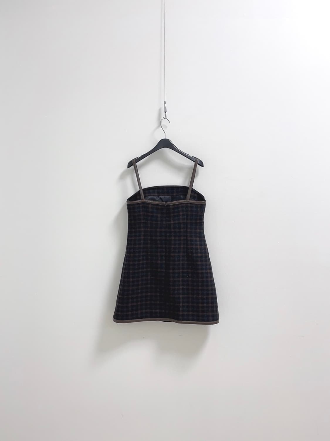 그로브 울 체크 미니 원피스 상품이미지5
