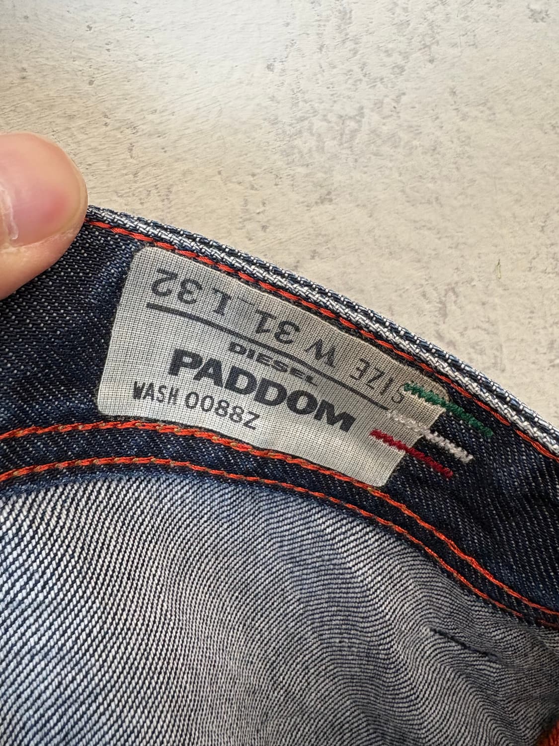 디젤 PADDOM 빈티지 데님팬츠 상품이미지6