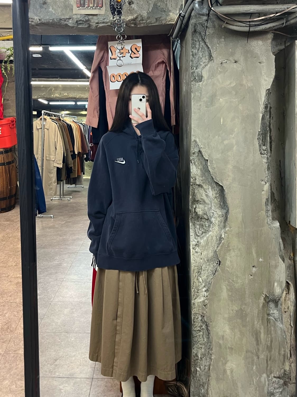 나이키 후드티 네이비 XL #csz3074 상품이미지2