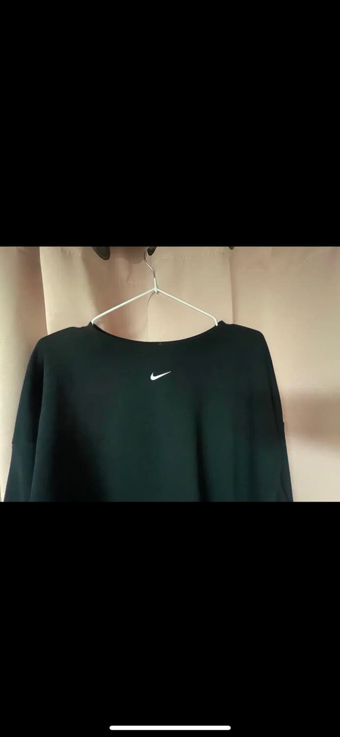 나이키 정품 플리스 맨투맨 블랙 상품이미지4