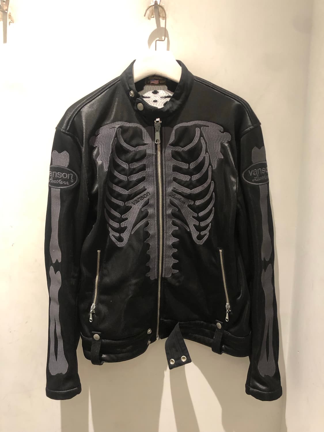 밴슨레더 본 라이더자켓 상품이미지1