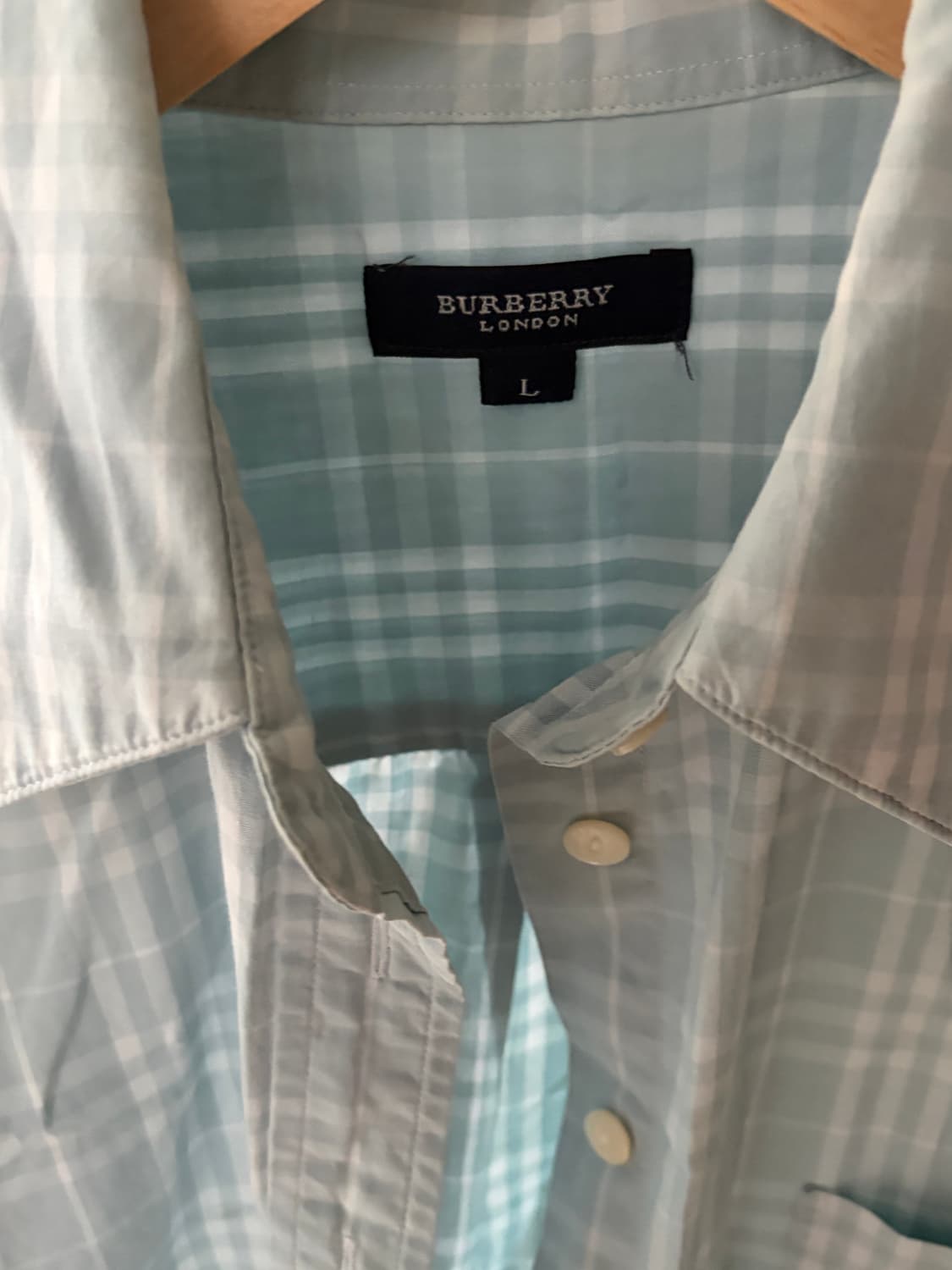 버버리 체크무늬 셔츠 상품이미지2