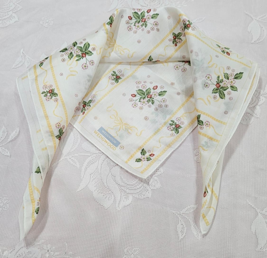 웨지우드 손수건 4장 세트( 무료배송)새상품 상품이미지9
