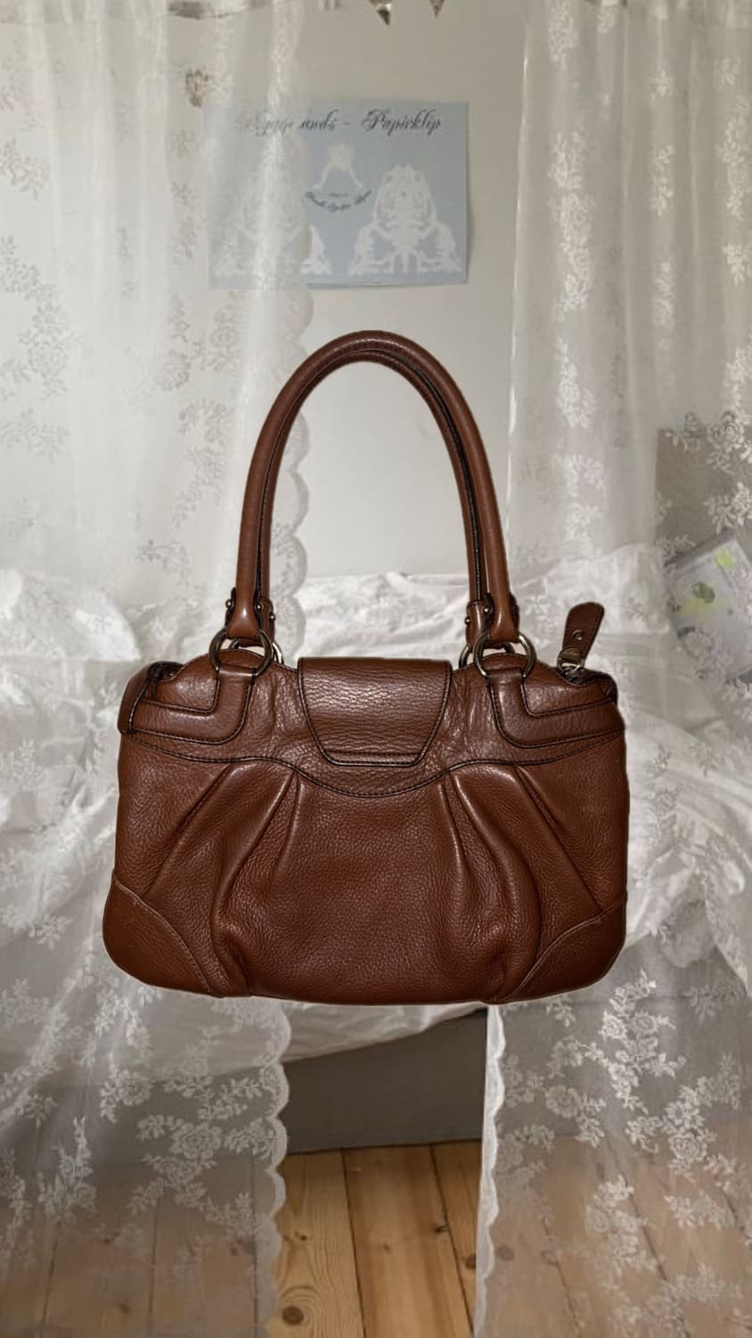 페라가모 소가죽 숄더백 브라운 상품이미지2