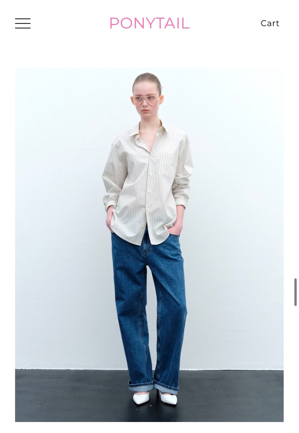 포니테일 PONYTAIL 본 벨라루즈핏진(M) 상품이미지2