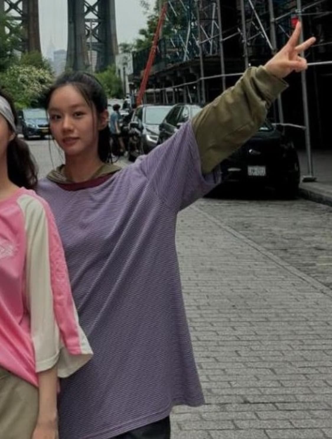 L) 슈프림 레이어드 후드 롱슬리브 탑 올리브 - 24SS 상품이미지3