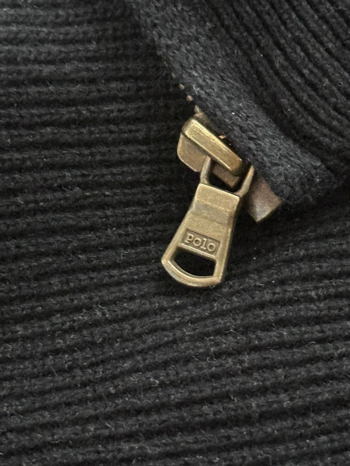 폴로 신형 블랙 니트 집업  상품이미지6