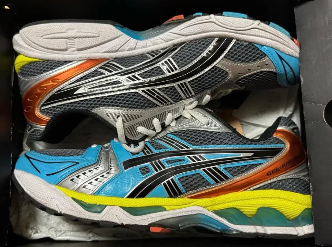 [295] 아식스 x 안젤로 바크 젤 카야노 14 블루 멀티 상품이미지1