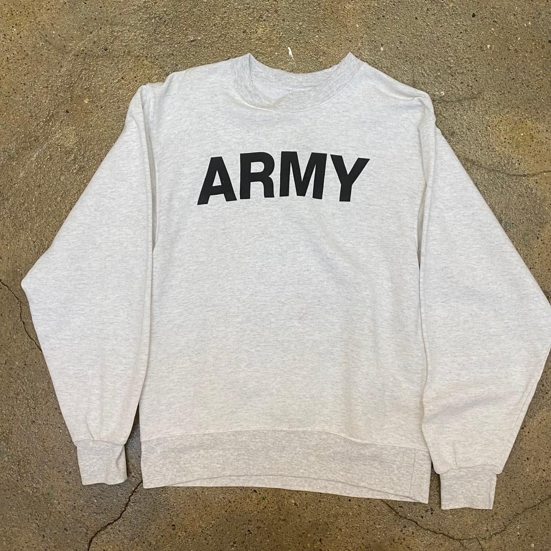 90s USA 빈티지 아미 프린팅 ARMY 맨투맨 상품이미지2