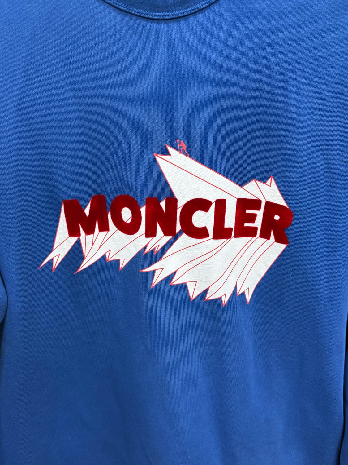 백화점판 몽클레어 로고 맨투맨 XL사이즈 상품이미지2