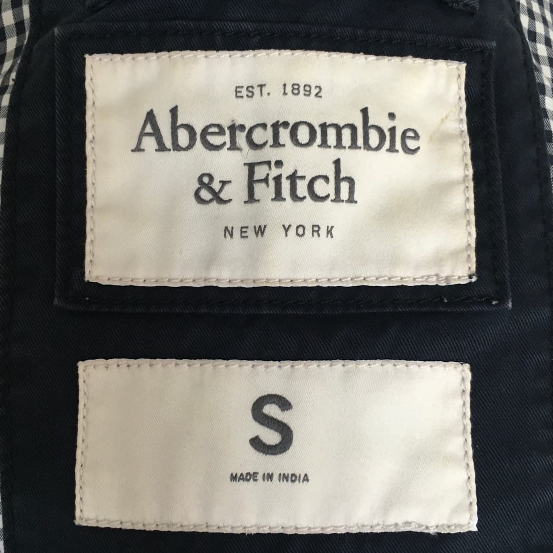 아베크롬비 빈티지 후드 자켓 네이비 상품이미지3