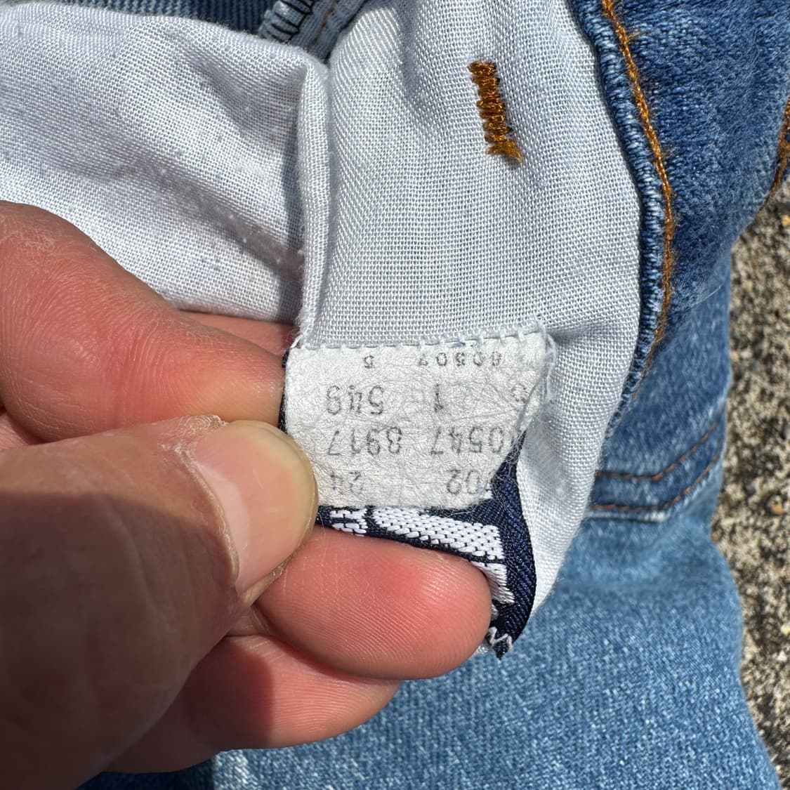 [39] 80s 리바이스 547 플레어 부츠컷 데님 팬츠 상품이미지10