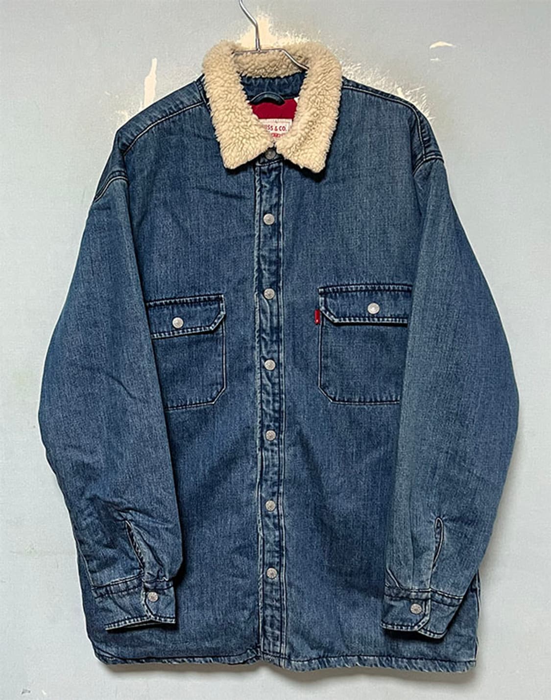 리바이스 남자 패디드 쉐르파 데님자켓 추동 오버핏 L 100 상품이미지1