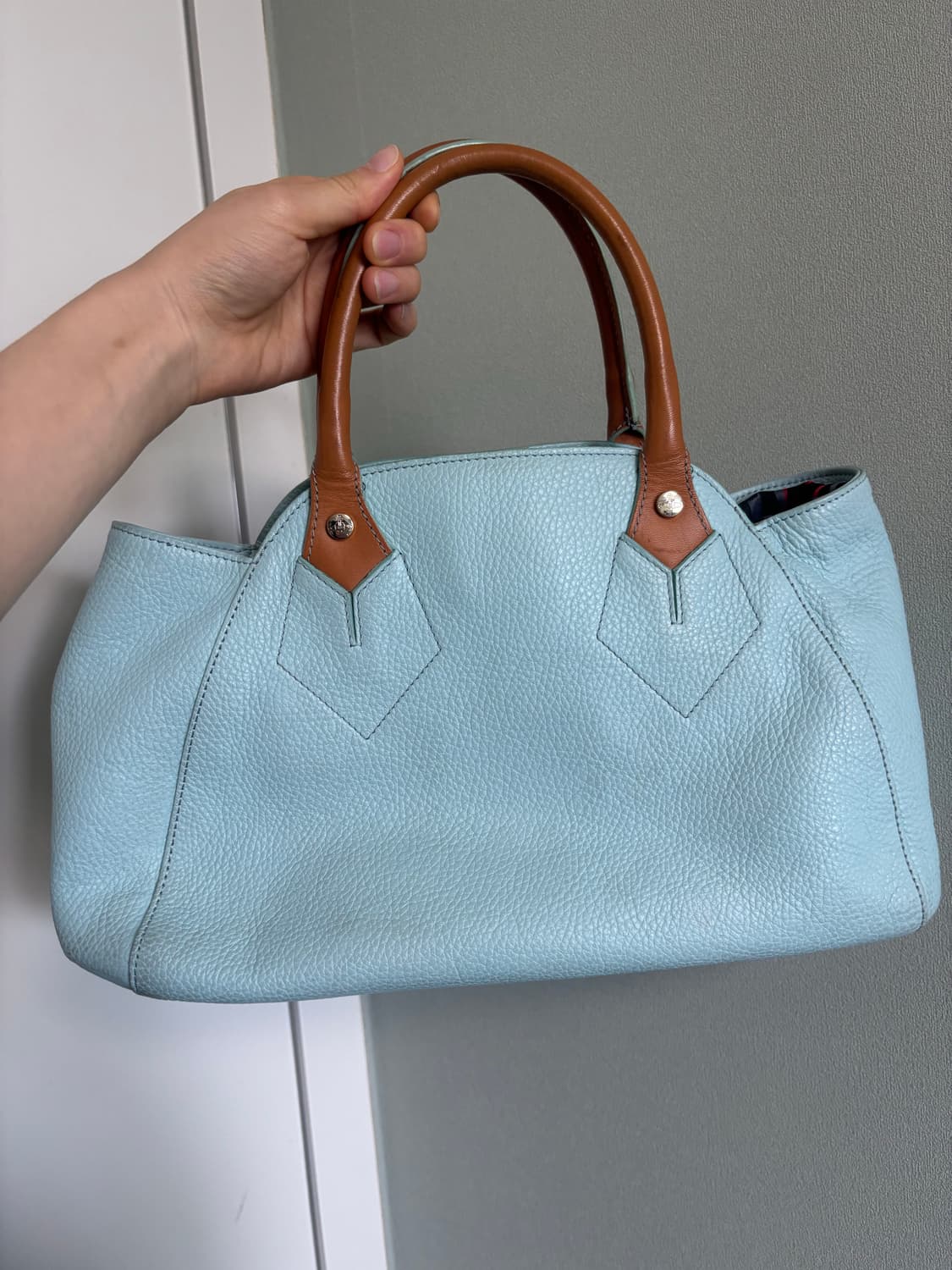 비비안웨스트우드 빈티지 민트 토트백 상품이미지2