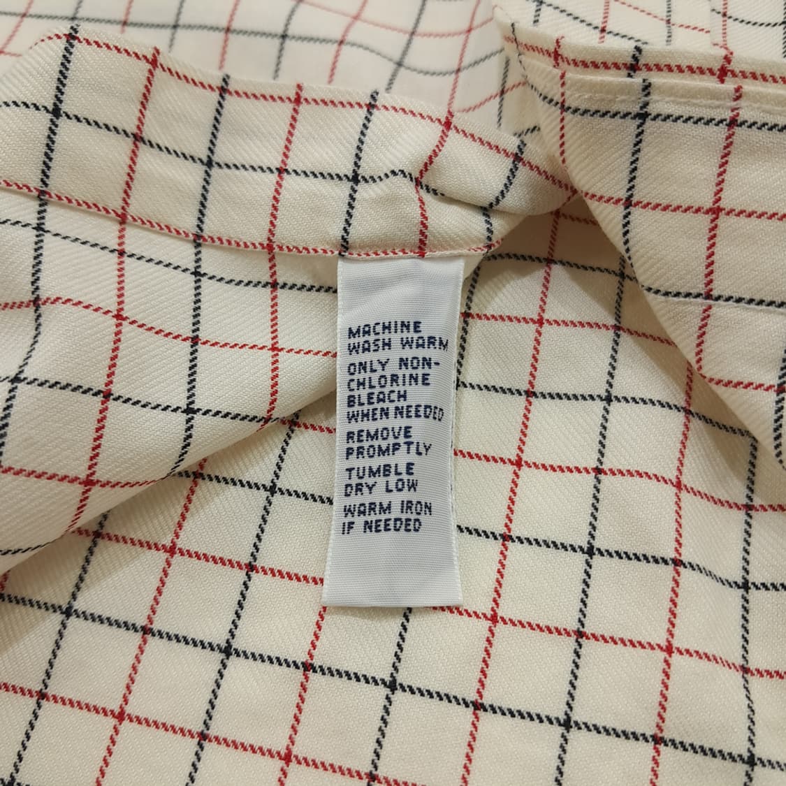 CN822 3XB 폴로 랄프로렌 레드블랙 스몰체크 긴팔 셔츠 남방 상품이미지7