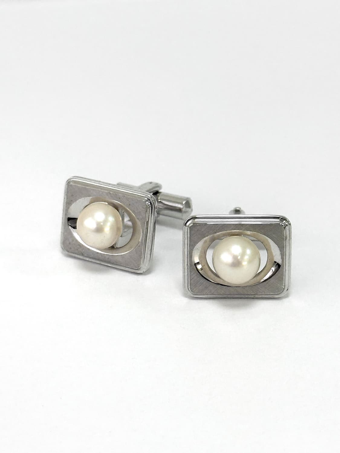 Silver900 Vintage Pearl Cufflinks 상품이미지5