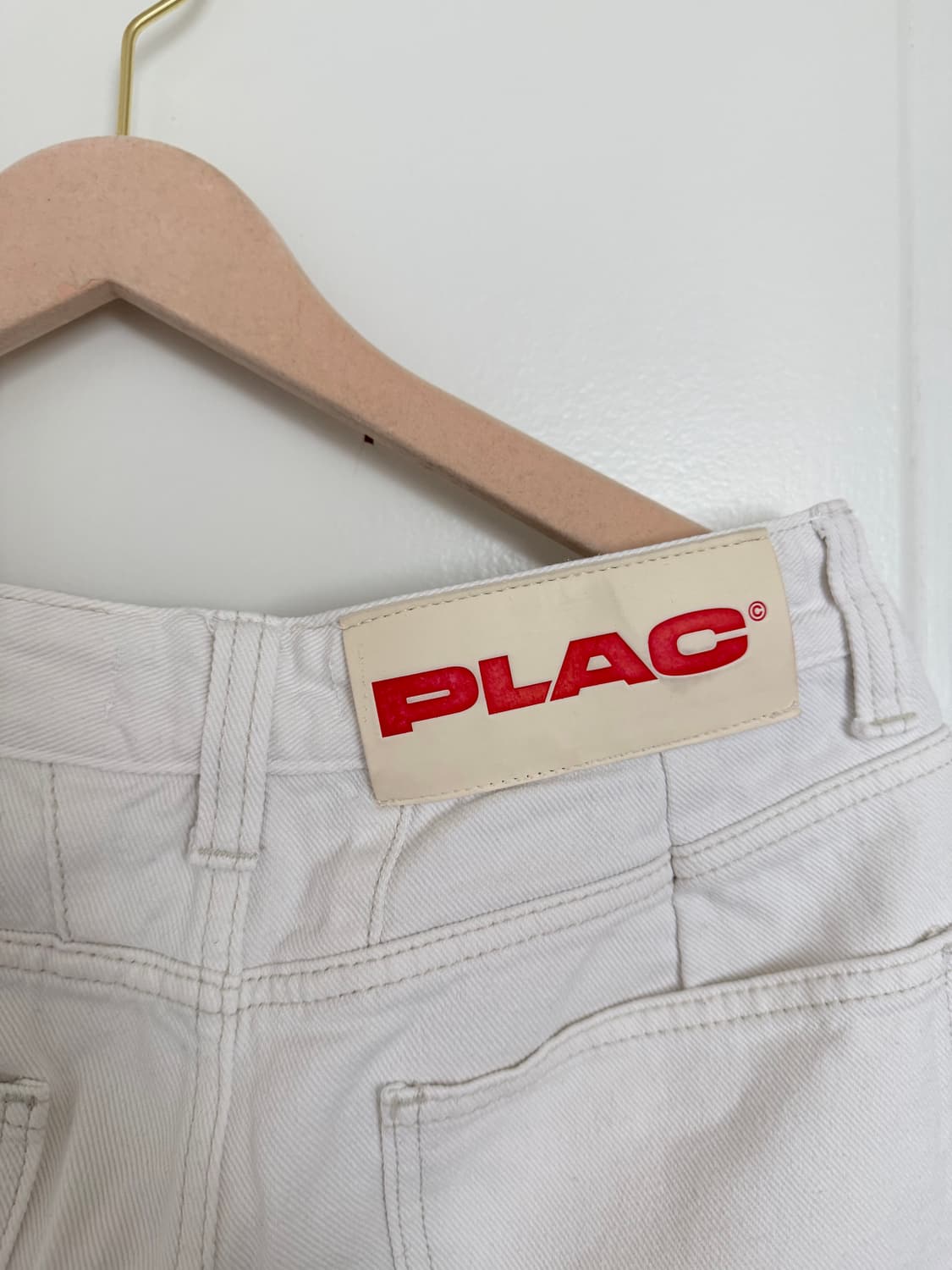 PLAC 화이트 스트레이트 데님 상품이미지3