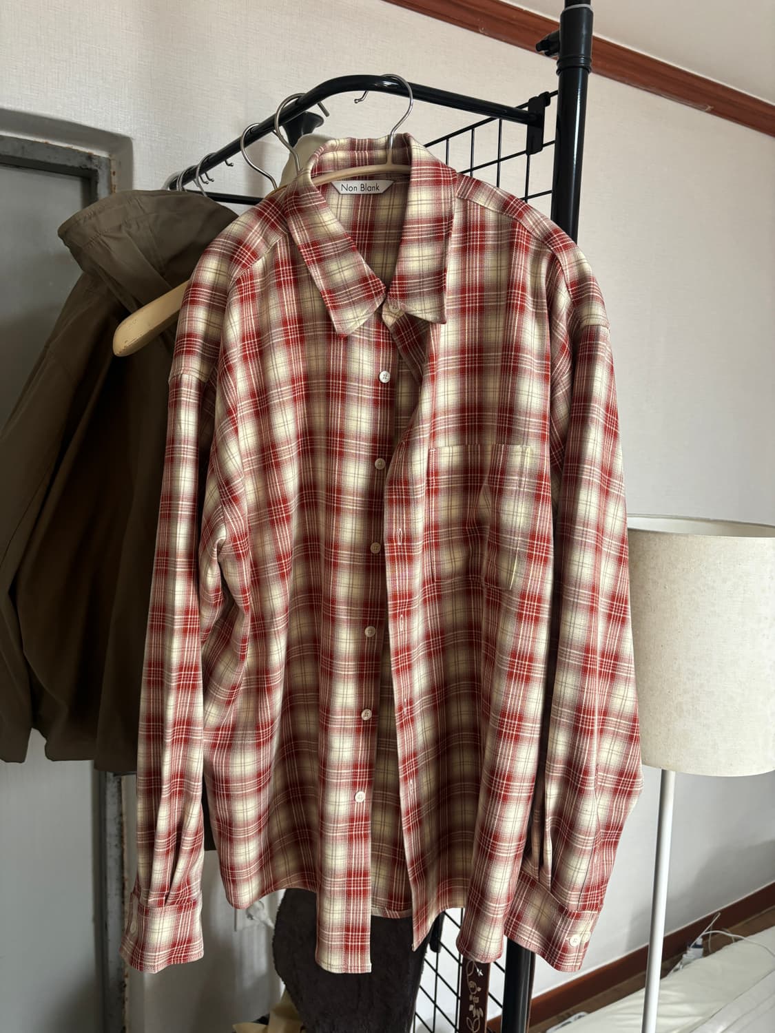 넌블랭크 체크셔츠 상품이미지1