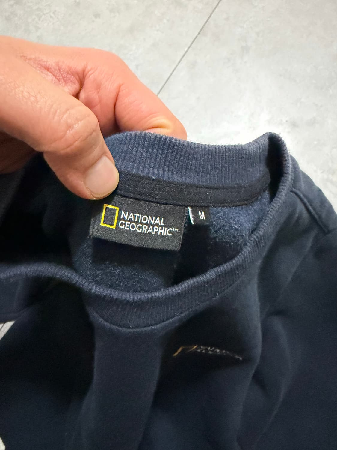 내셔널지오그래픽  빈티지  블랙  스웻셔츠  롱슬리브95size 상품이미지3