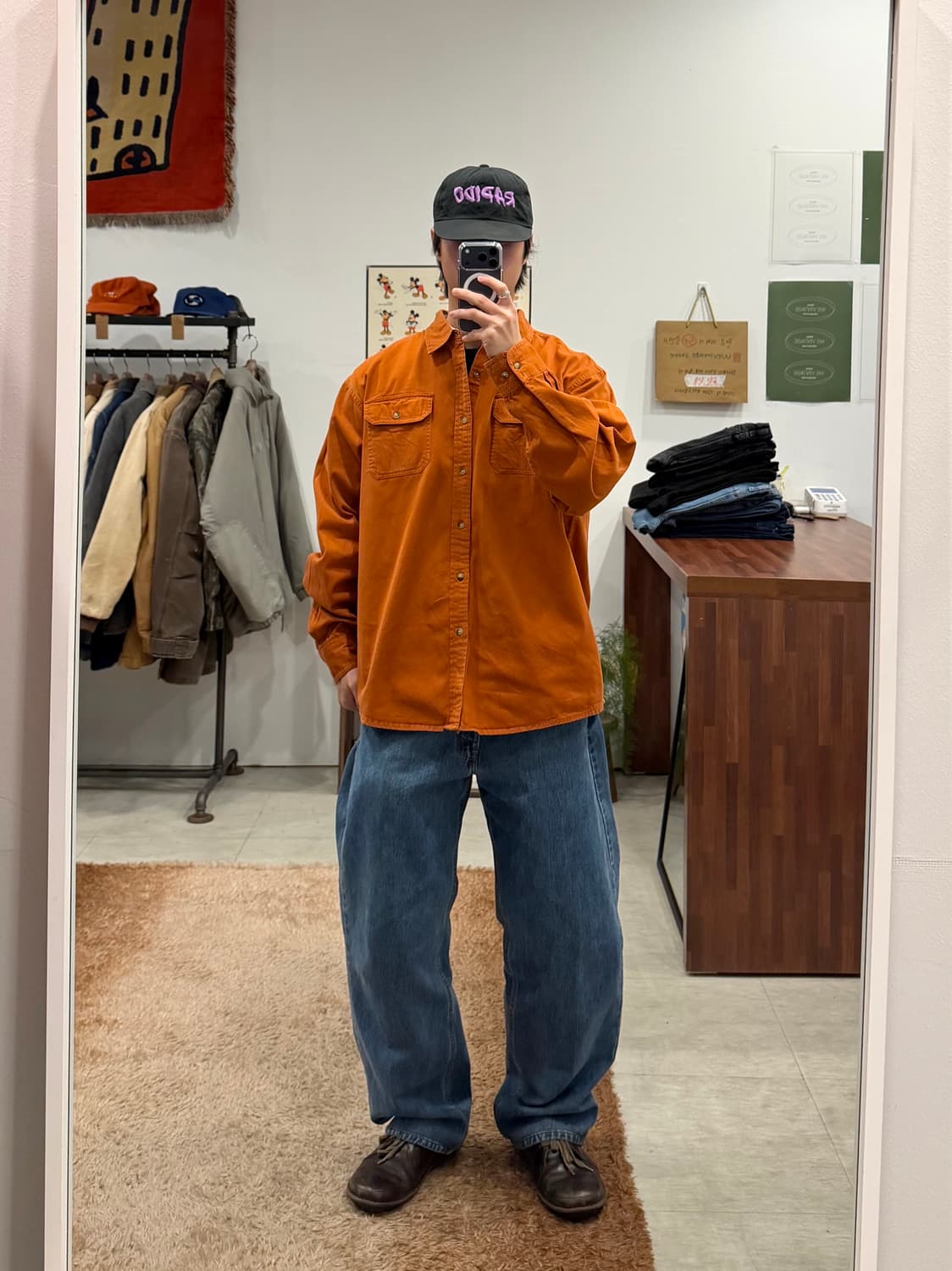 Wrangler 랭글러 투포켓 워크 셔츠 상품이미지2