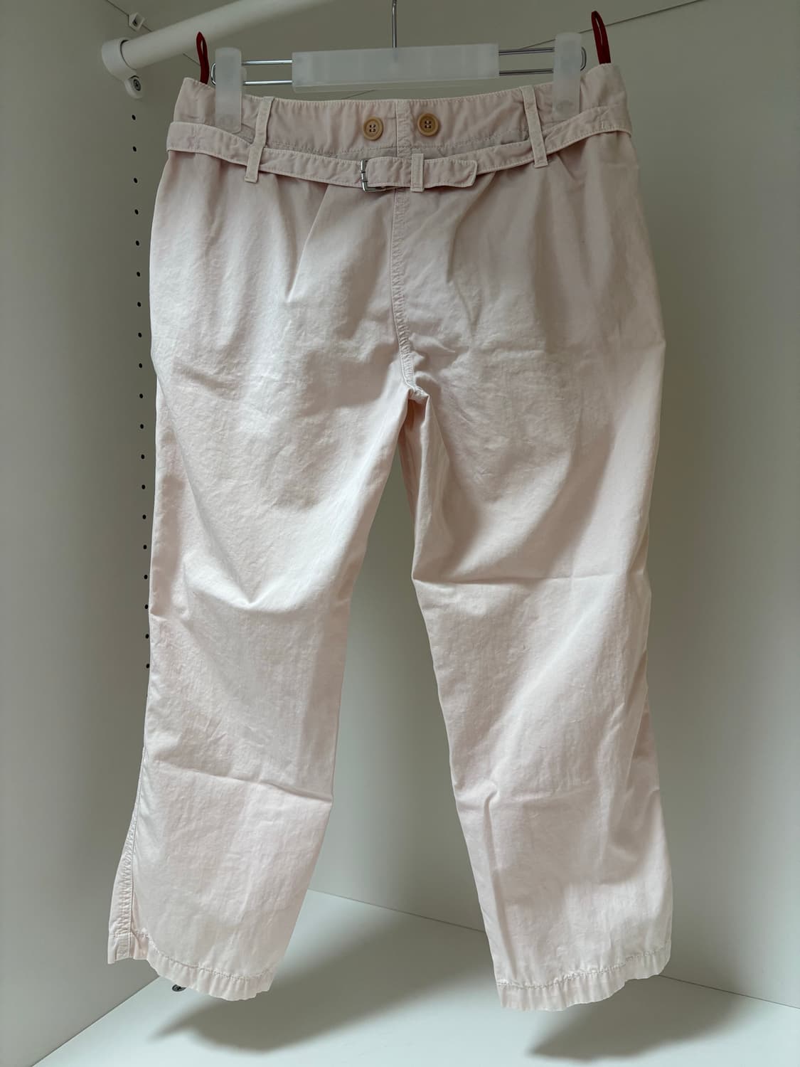 Prada 프라다 딸기우유 핑크 벨트 팬츠 XL 모리걸 페어리 그런지 상품이미지2