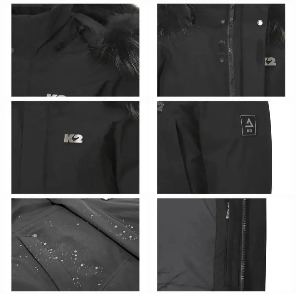 (새제품)K2패딩 고어텍스 방수,방풍 구스다운 공용90(블랙,베이지,네이 상품이미지4