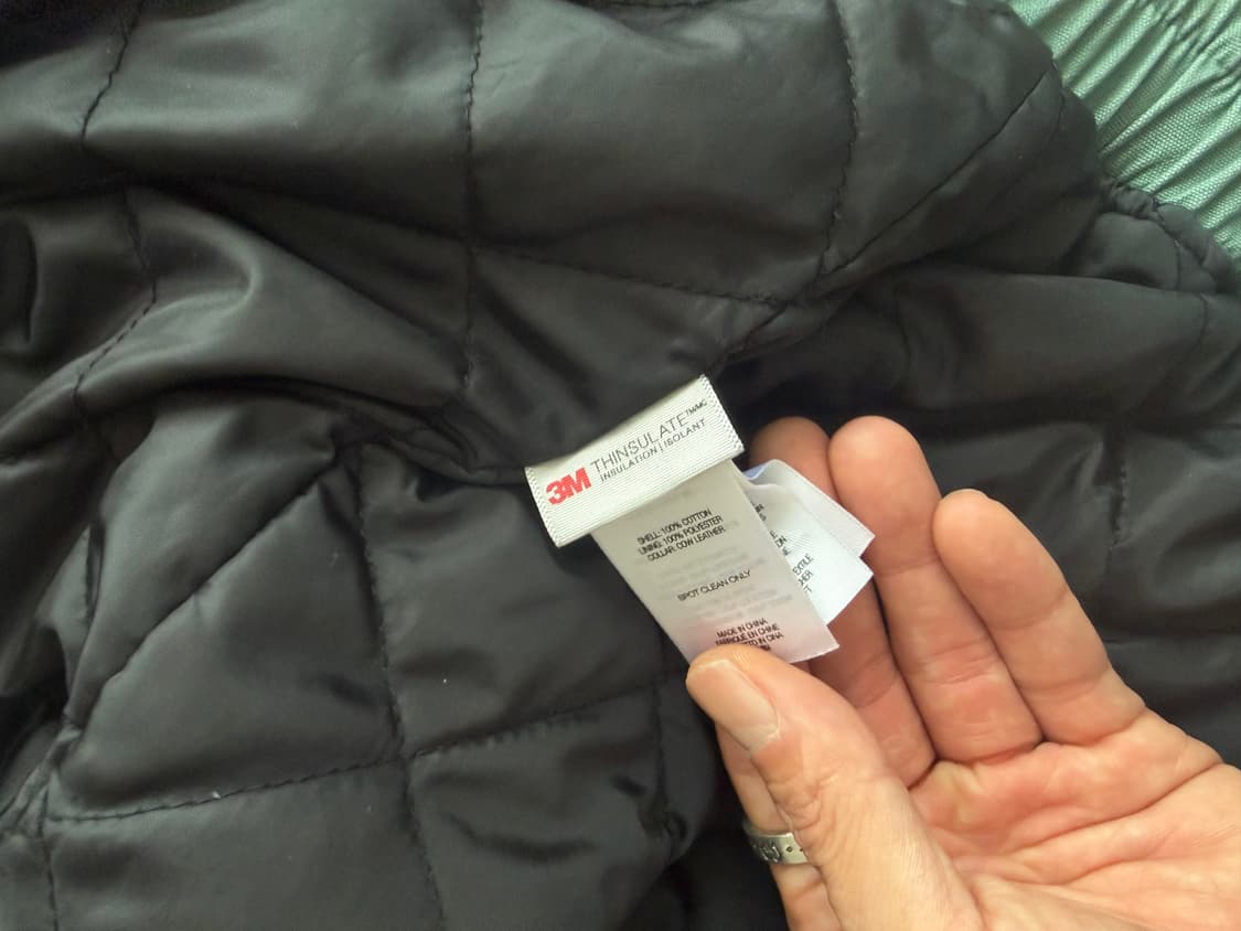 슈프림 23FW 레더칼라자켓 그린 M 상품이미지5