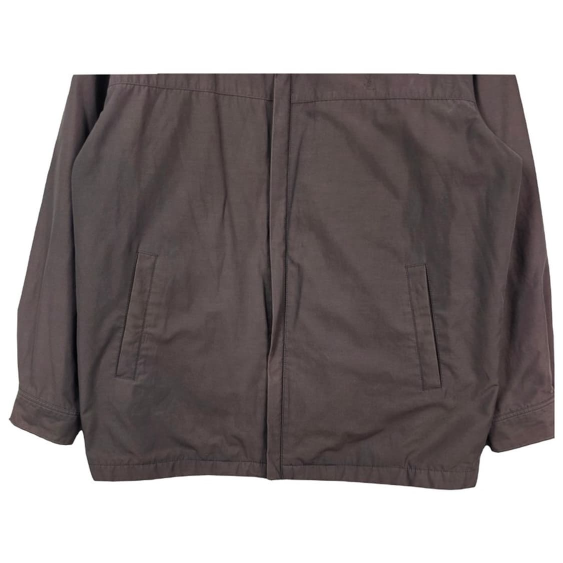 입생로랑 빈티지 다크 브라운 클래식 로고 자수 블루종 M 상품이미지4