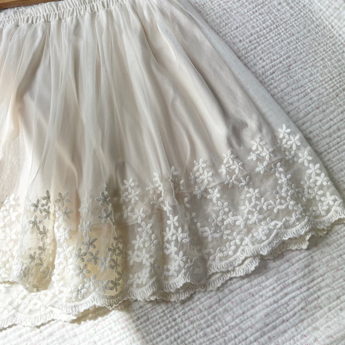 JPN/ 캉캉 레이스 스커트 모리걸미니스커트 모리룩미니스커트  상품이미지3