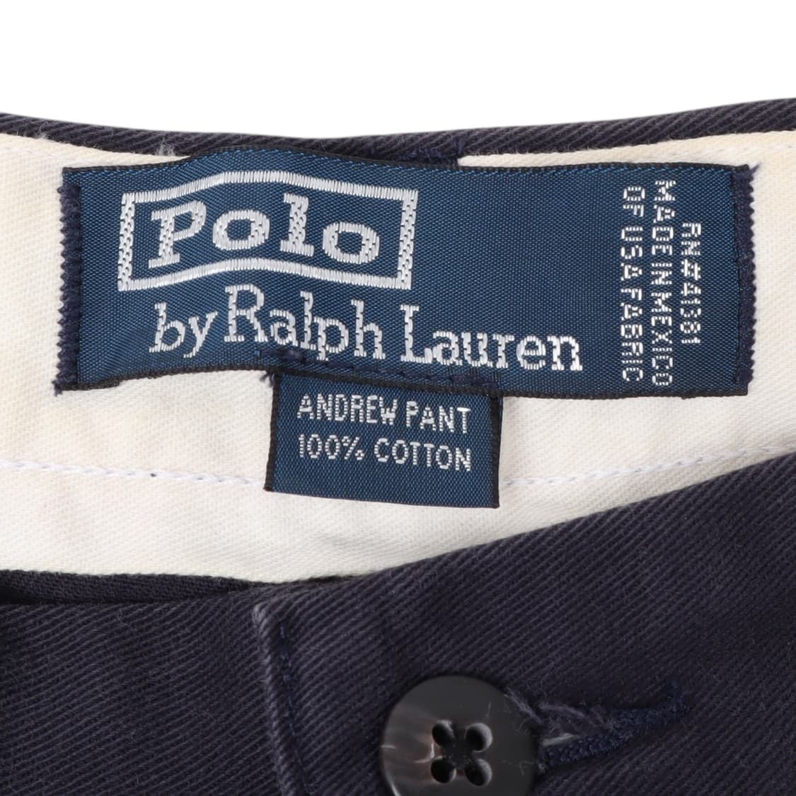 폴로 랄프로렌 네이비 앤드류 핀턱 치노팬츠 상품이미지9