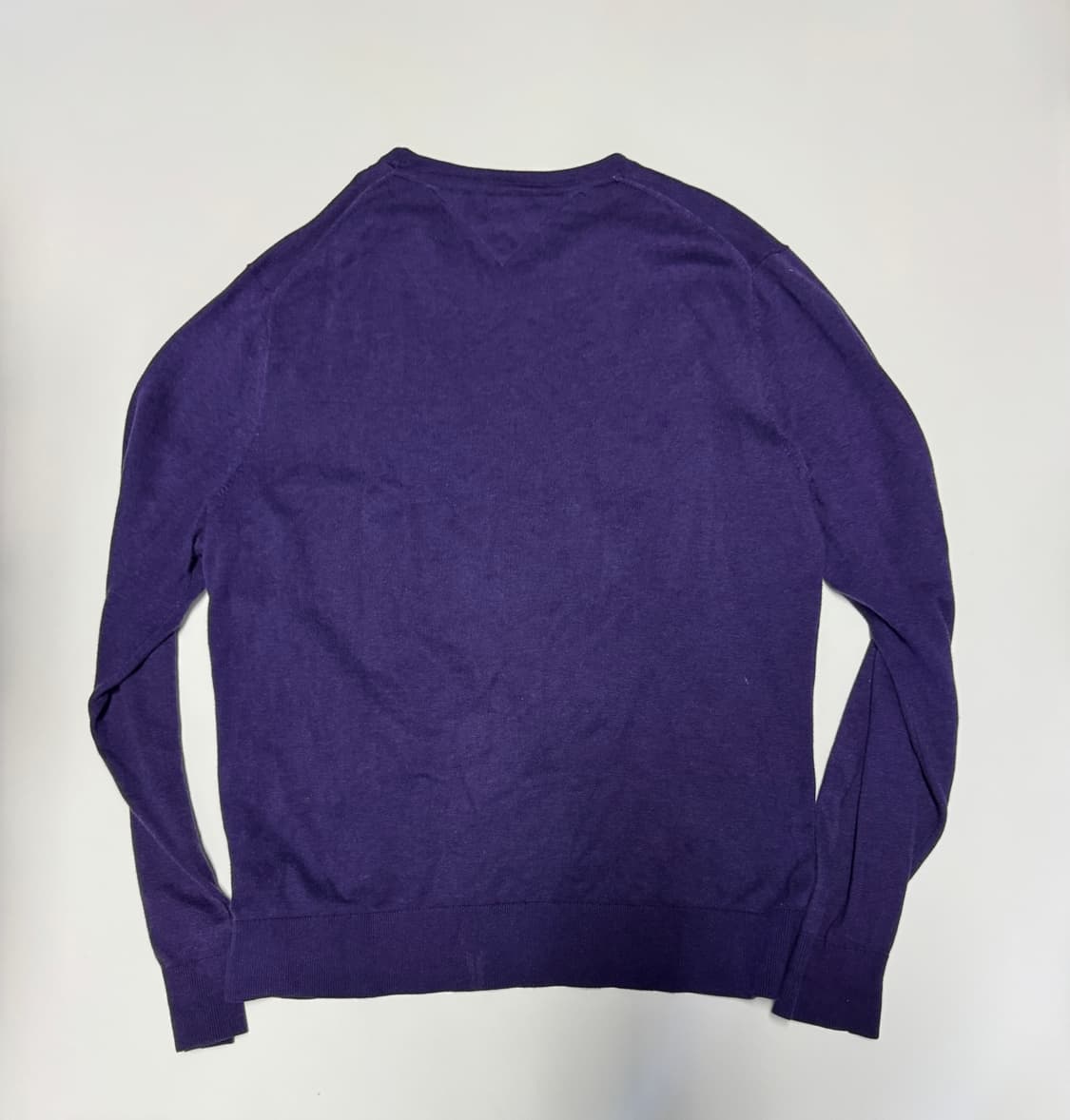 타미힐피거 코튼 실크 니트 L ~ XL 퍼플 상품이미지2