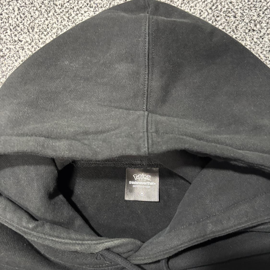 디스이즈네버댓 포켓몬 콜라보 리자몽 후드티 (M) 상품이미지9