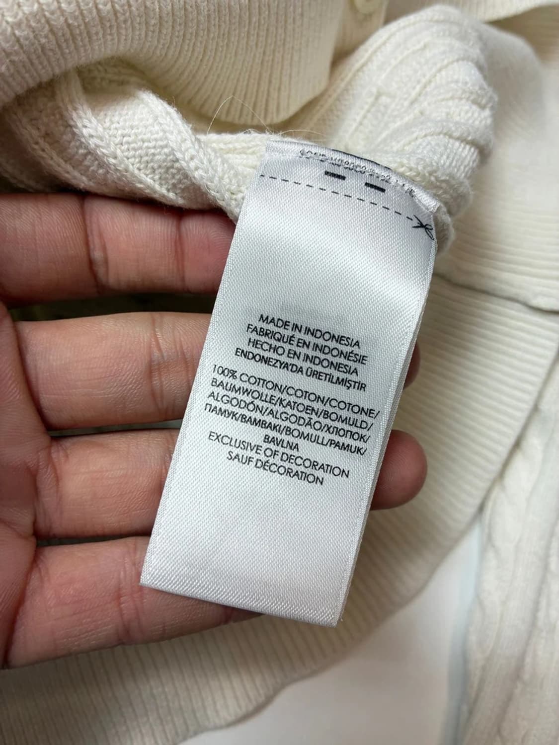 폴로 랄프로렌 꽈배기 미니멀 니트 가디건 PN9161 상품이미지7