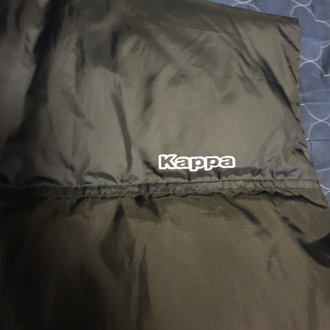 카파 구스다운 실리콘로고 패딩조끼 블랙 (M) 상품이미지3