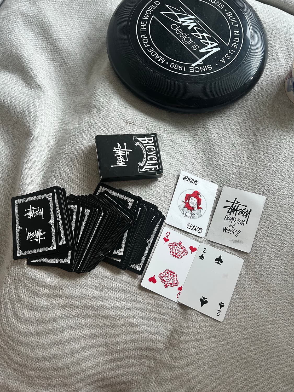 스투시 프리즈비 + 플레잉 카드 일괄 판매 상품이미지5