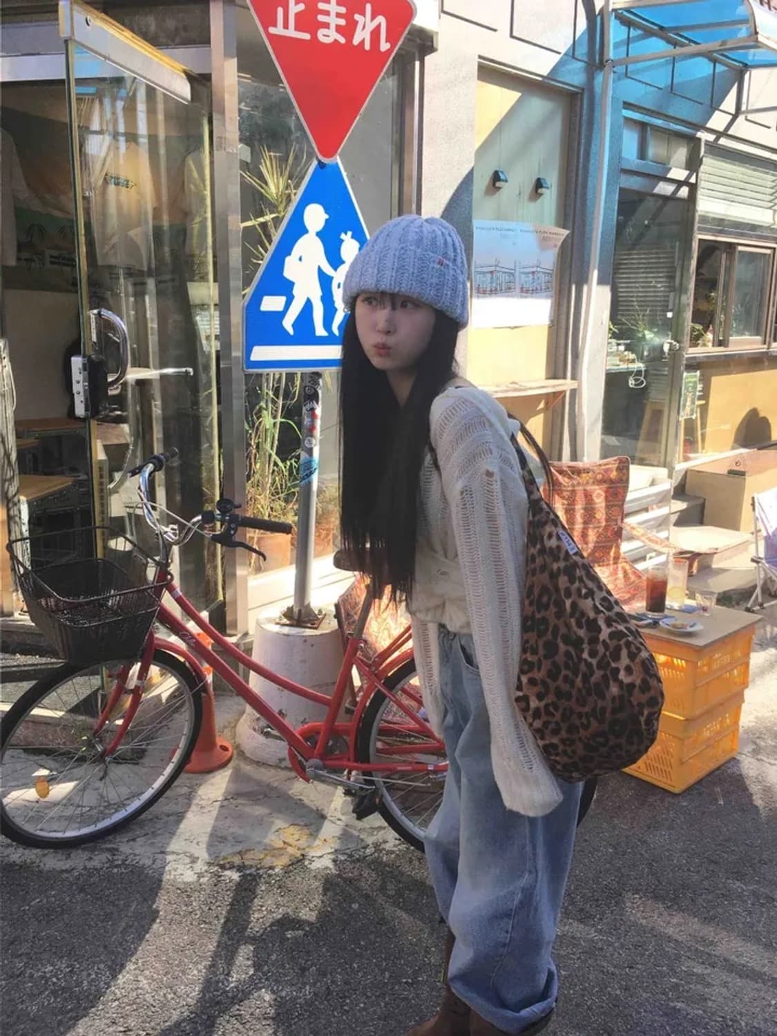 새상품) 후드 랩 펀칭 여리 니트 상품이미지5