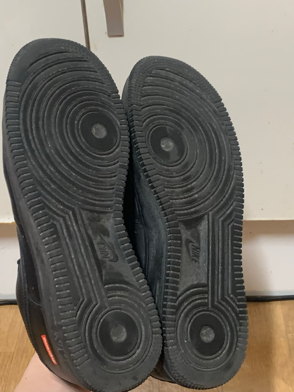 [280]나이키 에어포스1 X 슈프림 올검 블랙포스 로우 상품이미지6