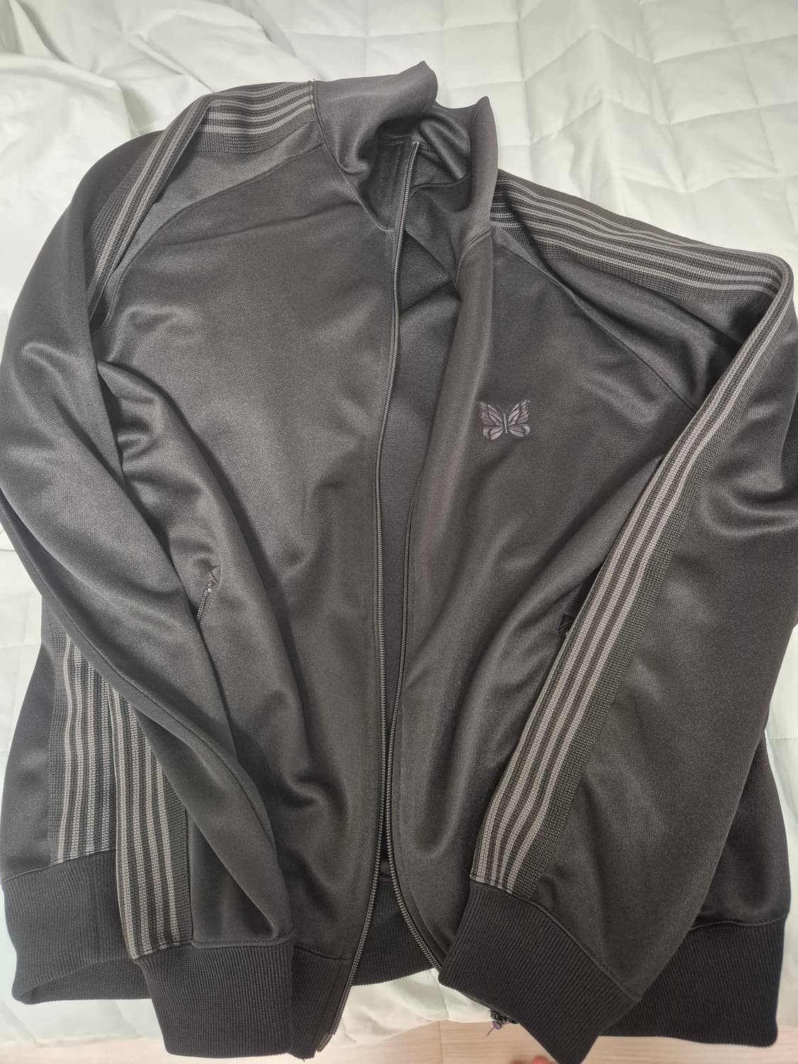 니들스 x LHP 트랙 팬츠 폴리 스무스 블랙 셋업 상품이미지3