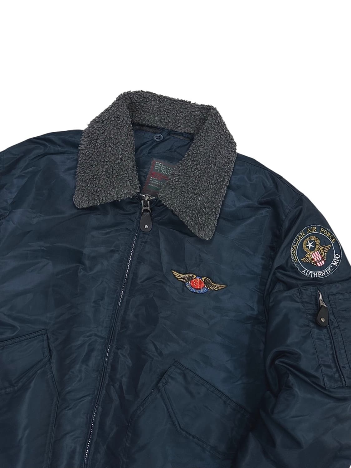 pia.t.r.d ma-1 항공점퍼 블루 (XL~2XL) 상품이미지2