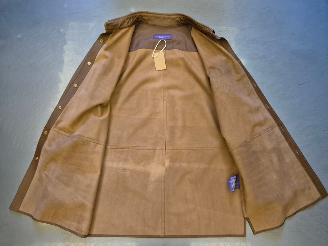 Ralph Luren purple label lambskin shirt 상품이미지4