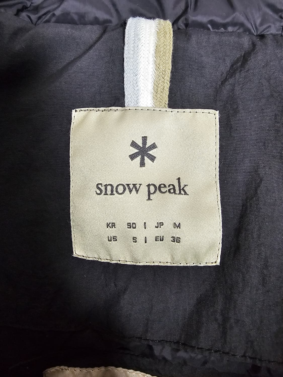 스노우피크 여성 다이아퀼팅 덕다운패딩 90 상품이미지3