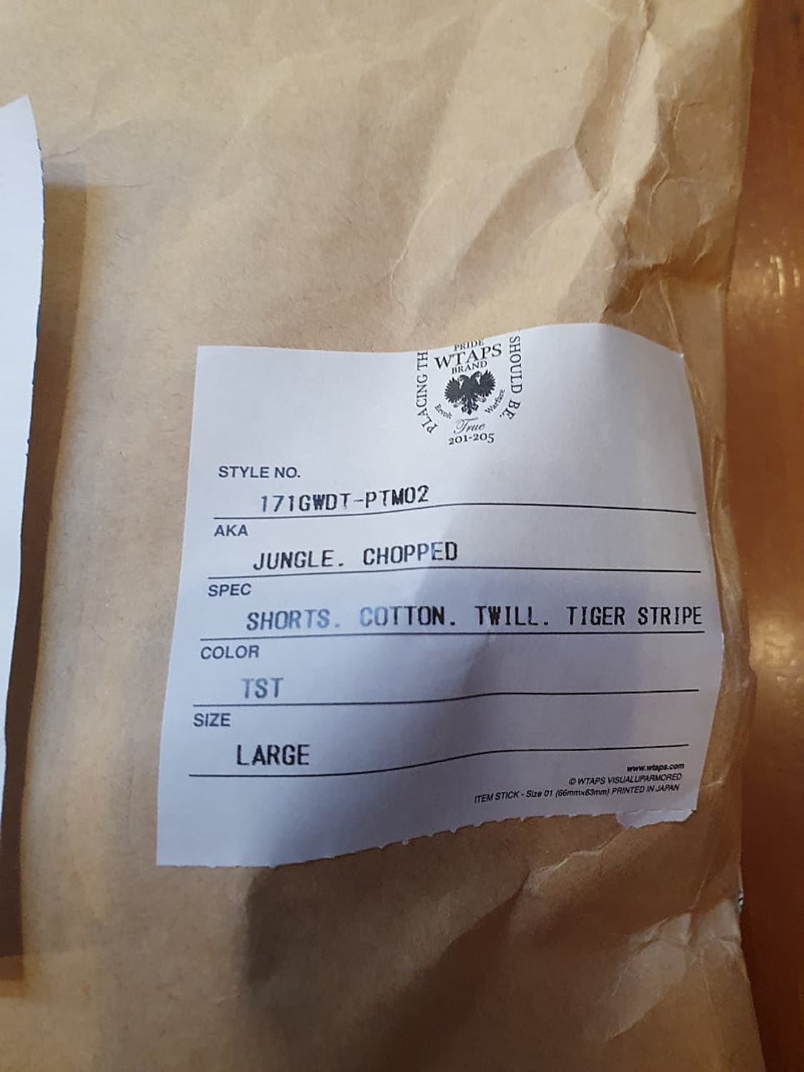 더블탭스 17 시즌 정글 스탁 반바지 상품이미지2