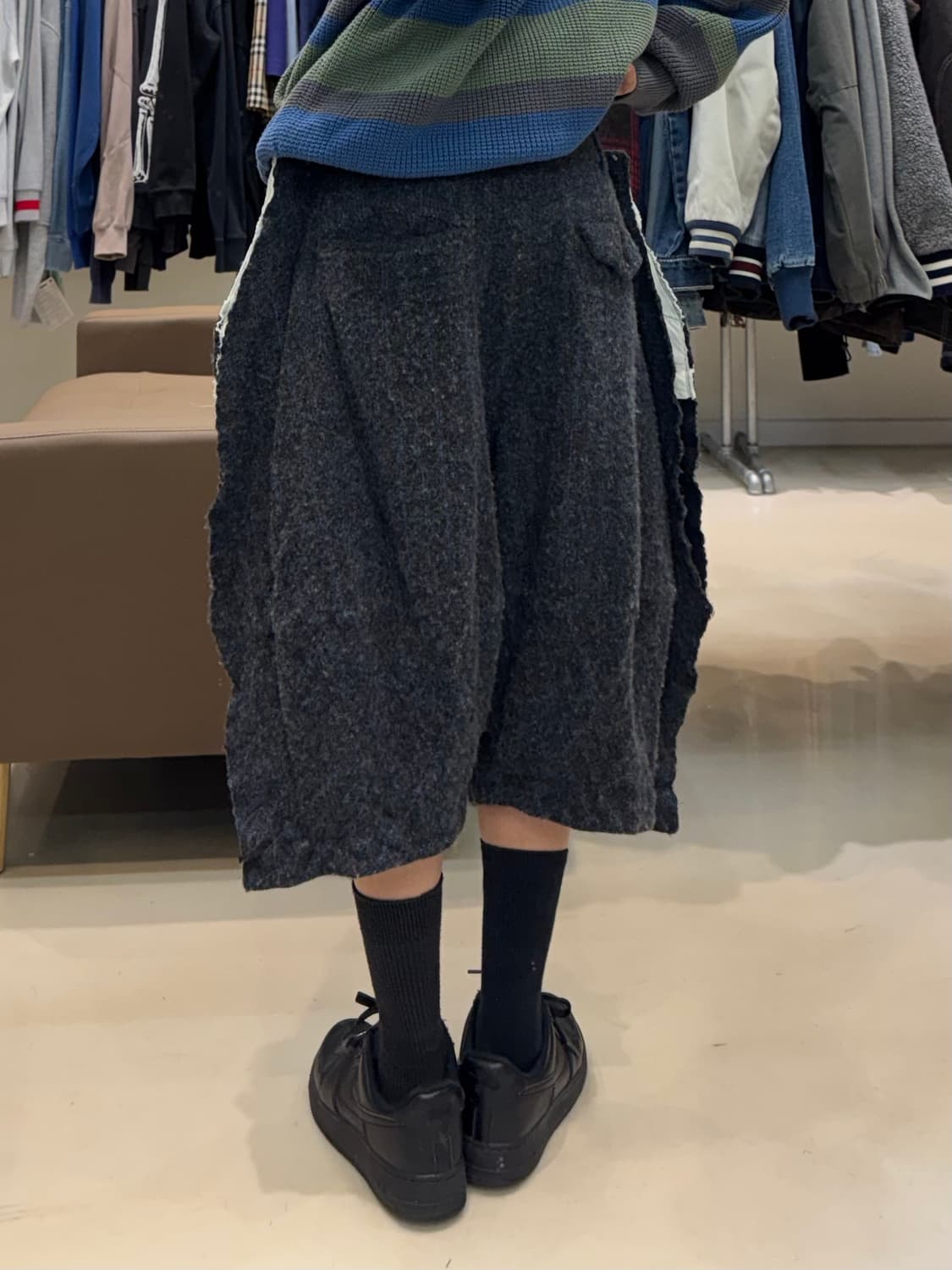 꼼데가르송 옴므플러스 데드스탁 스트라이프 하프팬츠 상품이미지7