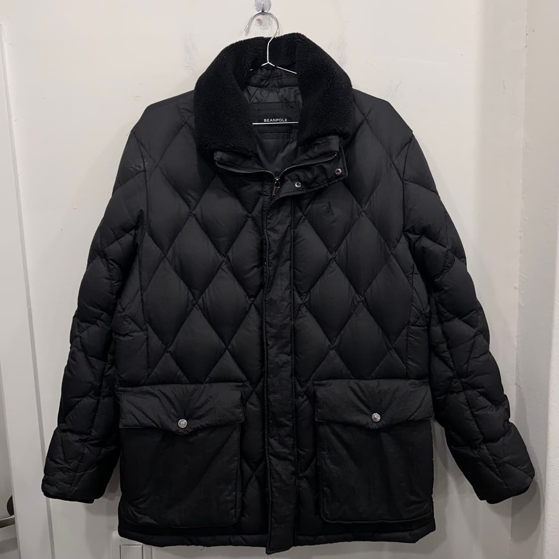 빈폴 구스다운 양털 카라 퀼팅 푸퍼 패딩 상품이미지2