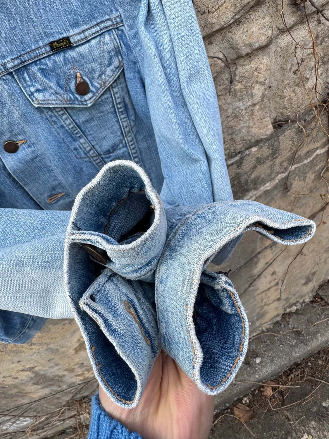 70s 랭글러 빈티지 리바이스 3세대 타입 웨스턴 데님 트러커 자켓 상품이미지7