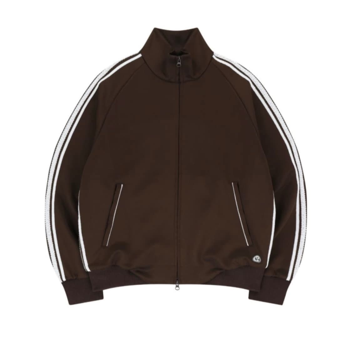 코이세이오 레이스 트랙 자켓 브라운 lace track jacket 상품이미지1