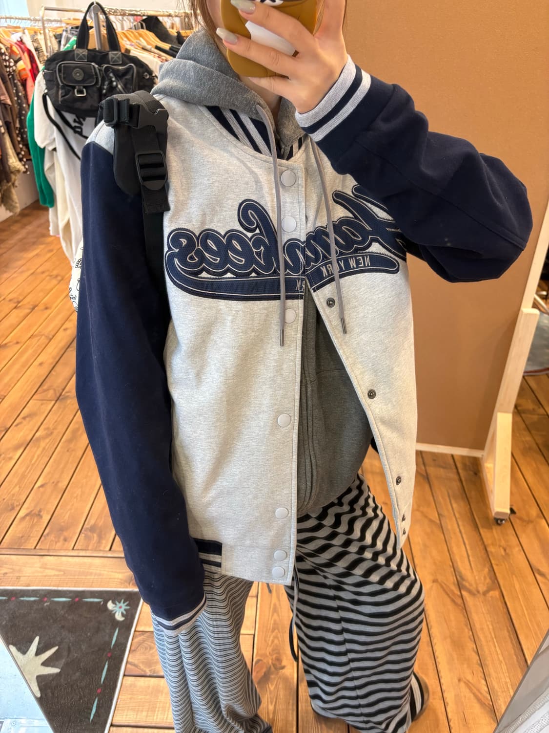 MLB 양키즈 면 바시티 자켓 상품이미지4